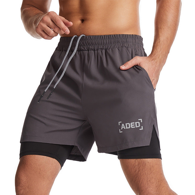 Quick-drying Woven Casual Crazy Muscle Sports Shorts - Beuti-Ful