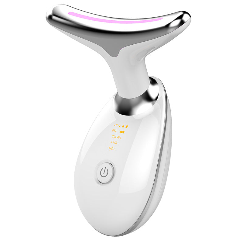 EMS Thermal Neck Lifting And Tighten Massager Electric Microcurrent Wrinkle Remover - Beuti-Ful