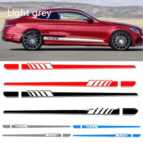 Side skirt stripe side car sticker - Beuti-Ful