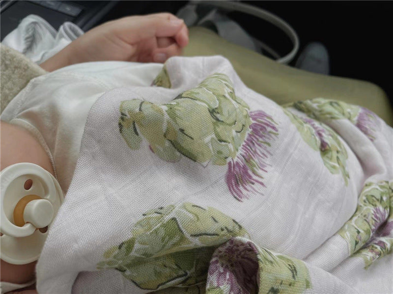 Baby Natural Organic Cotton Wrapping Blanket - Beuti-Ful
