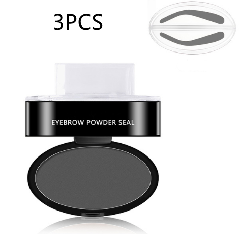 Eyebrow Powder Stamp Tint Stencil Kit Cosmetics Professional Makeup Waterproof Eye Brow Stamp Lift Eyebrow Enhancers - Beuti-Ful