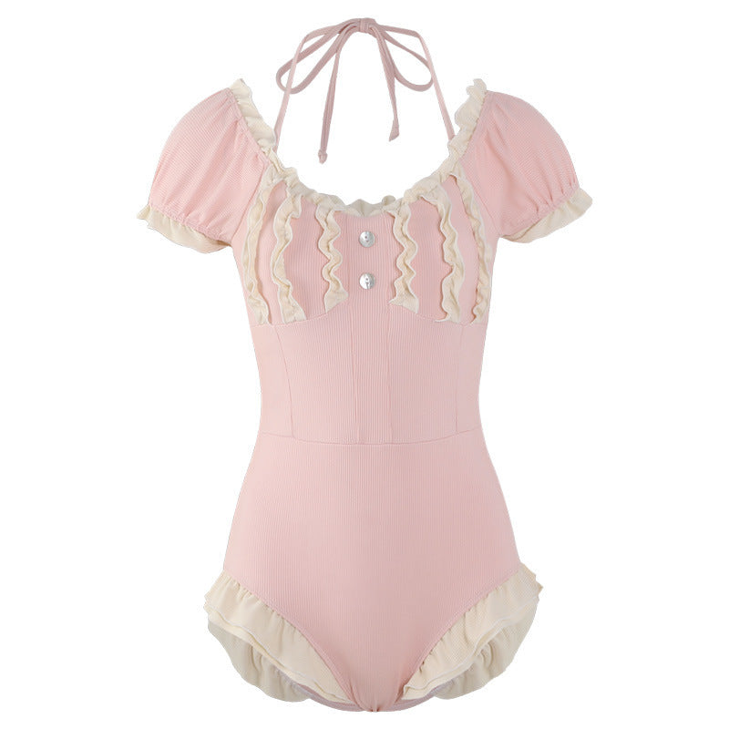 Women's Siamese Cute Conservative Swimwear - Beuti-Ful