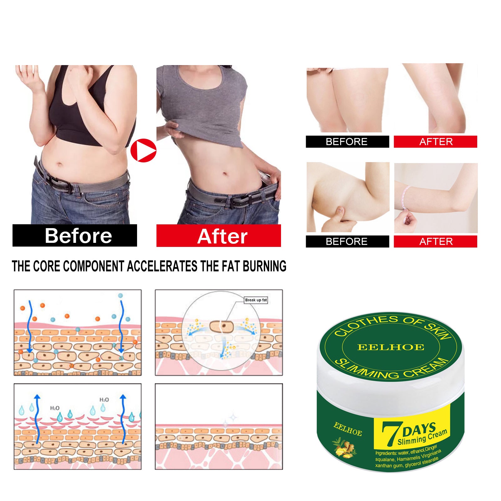 Shaping Cream Fat  Firming Cream Minus Body - Beuti-Ful