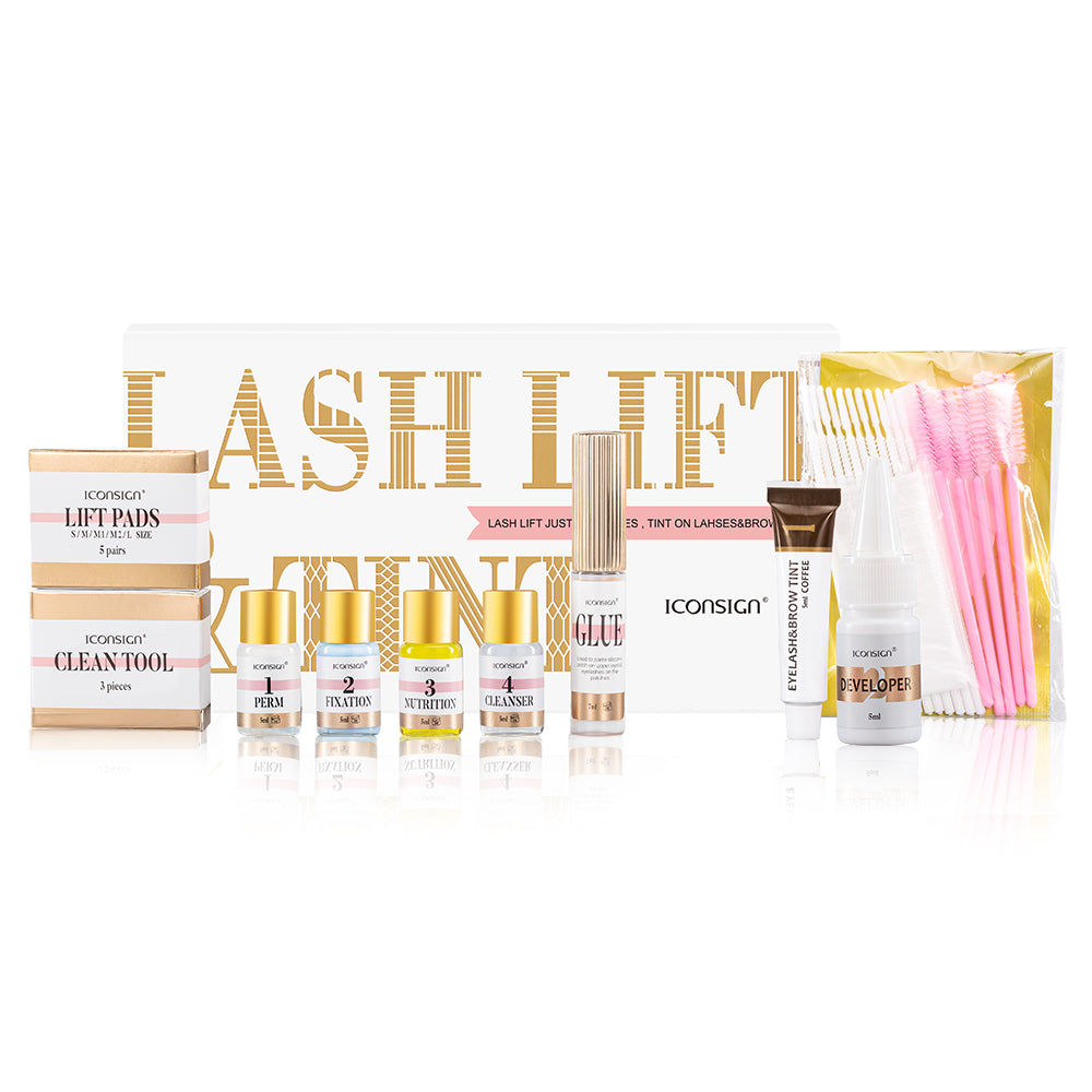 ICONSIGN Lash Lift EyeLash Eyebrow Dye Tint Kit Lashes Perm Set Brow Lamination Makeup Tools - Beuti-Ful