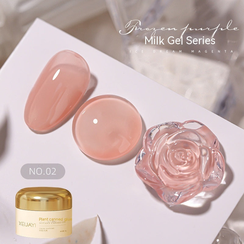 Milk Jelly Solid Color Summer Ice UV Polish - Beuti-Ful