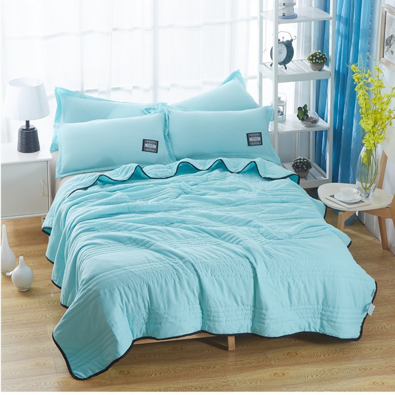 Cooling Blankets Pure Color  Summer Cool Air-conditioning Quilt Blanket