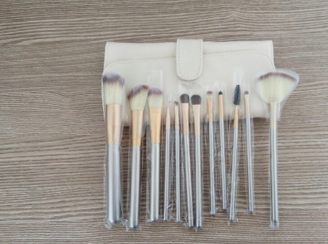 Persian Make-up Brush Suit Rice White Make Up Brush, Champagne Color Brush Handle Make-up Brush Without - Beuti-Ful