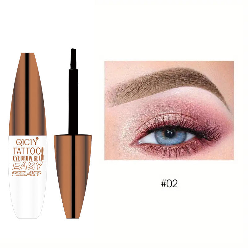 Tattoo Easy Peel Off Eyebrow Gel Cream Types Long-Lasting Smudge-Proof Sweat Resistant Waterproof Cosmetics - Beuti-Ful