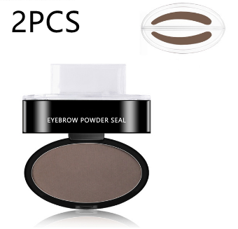 Eyebrow Powder Stamp Tint Stencil Kit Cosmetics Professional Makeup Waterproof Eye Brow Stamp Lift Eyebrow Enhancers - Beuti-Ful