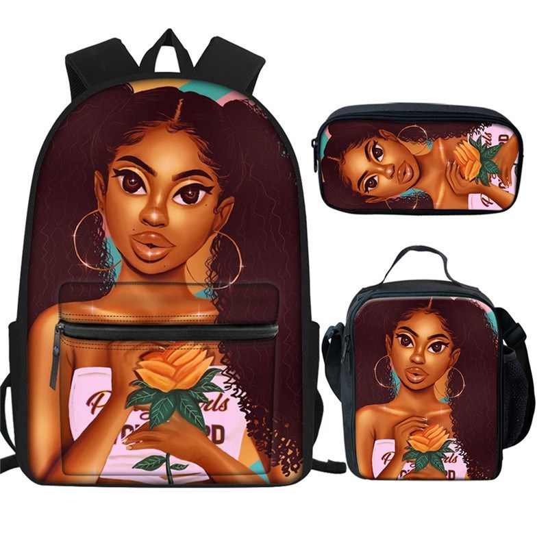 Cartoon cute backpack set