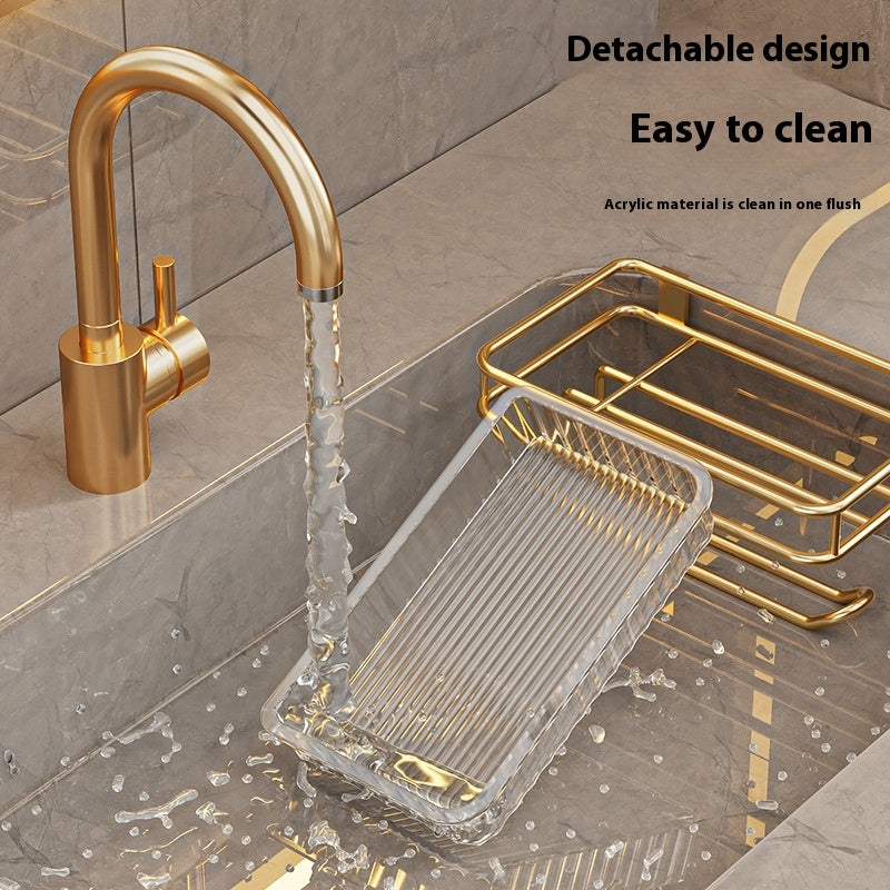 Household Light Luxury Toilet Tissue Storage Rack - Beuti-Ful