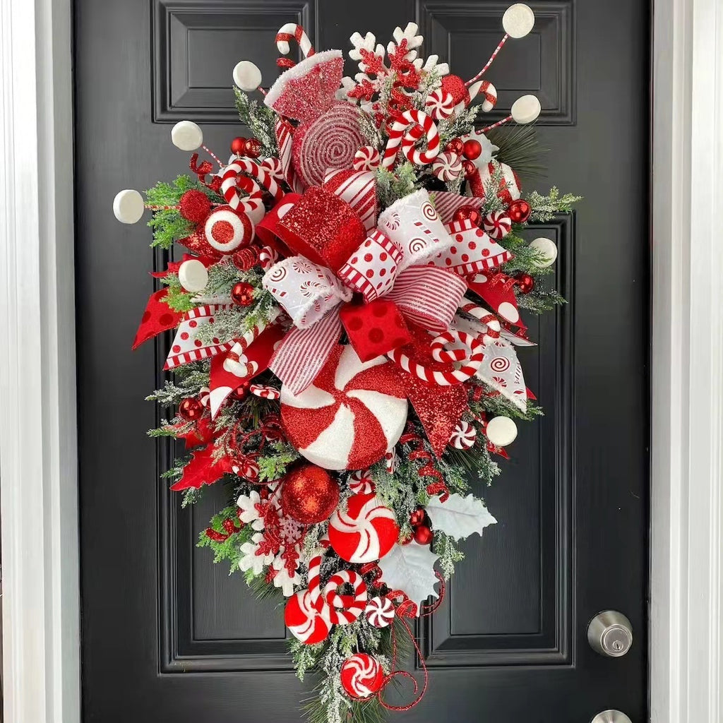 Christmas Upside Down Tree Door
