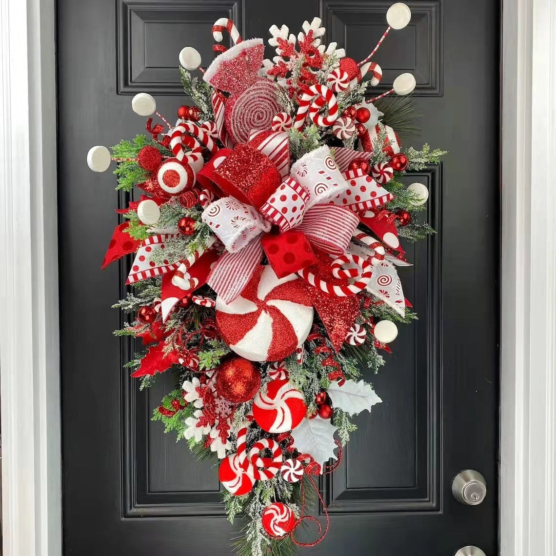 Christmas Upside Down Tree Door