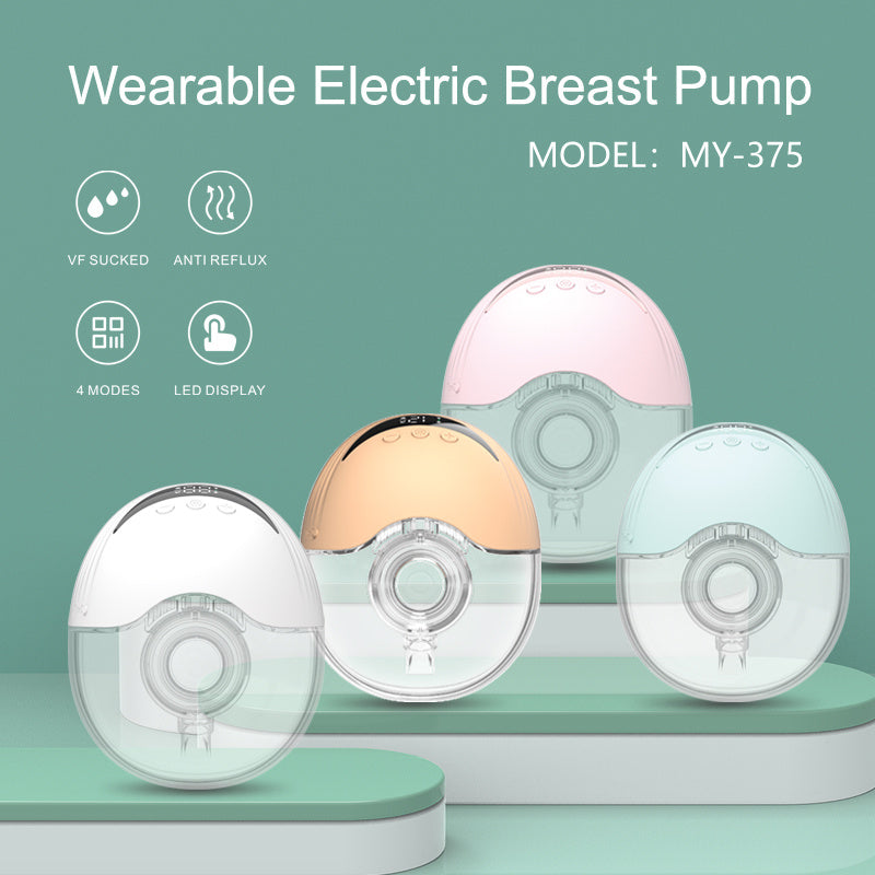 Intelligent Breast Pump, Wearable Large Suction Breast Pump, Silent Portable Automatic Breast Pump