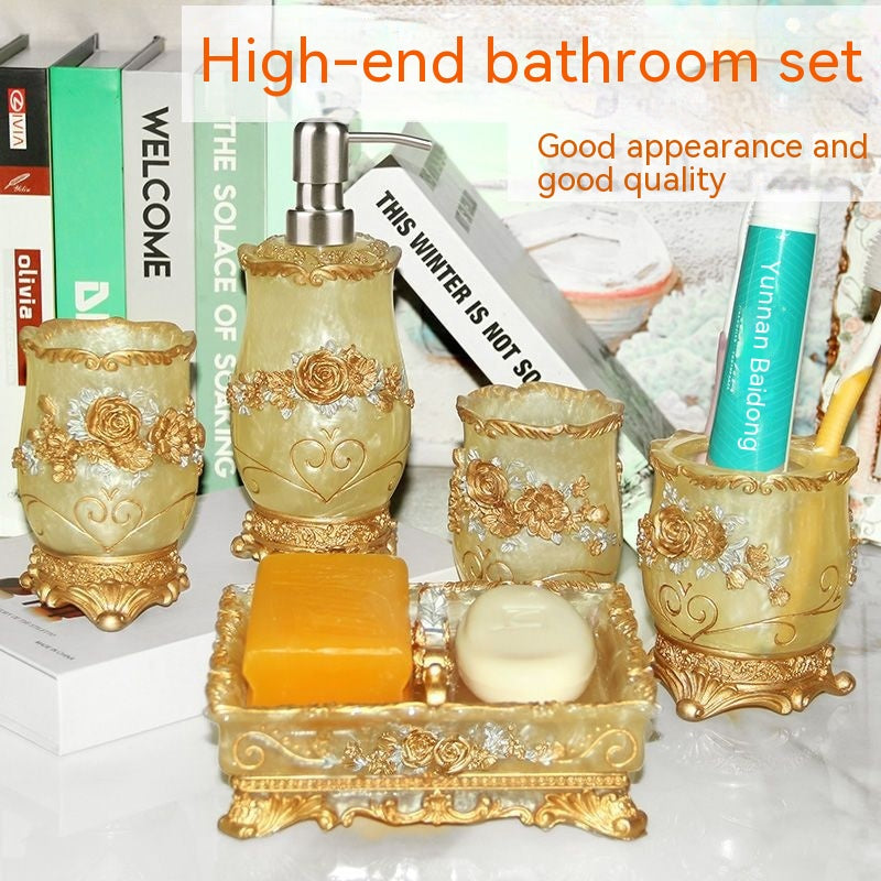 European Style Bathroom 6-piece Set Bathroom Suit - Beuti-Ful