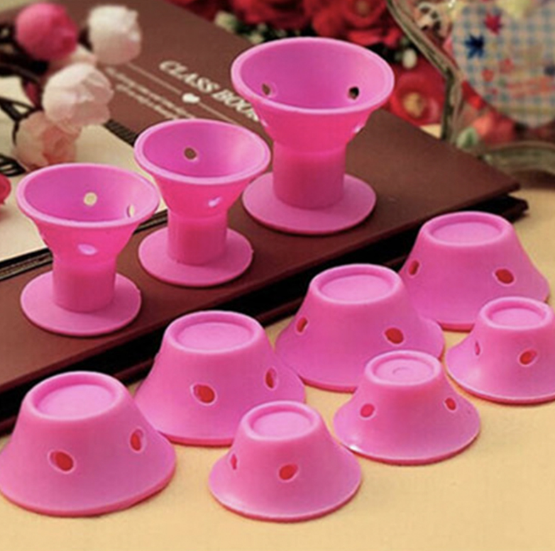 Soft Rubber Magic Hair Care Rollers Silicone Hair Curlers No Heat Hair Styling Tool - Beuti-Ful