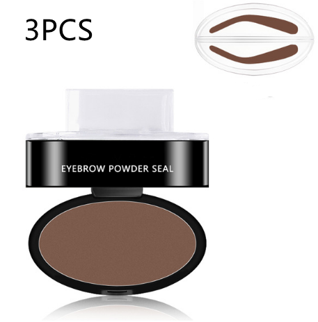 Eyebrow Powder Stamp Tint Stencil Kit Cosmetics Professional Makeup Waterproof Eye Brow Stamp Lift Eyebrow Enhancers - Beuti-Ful