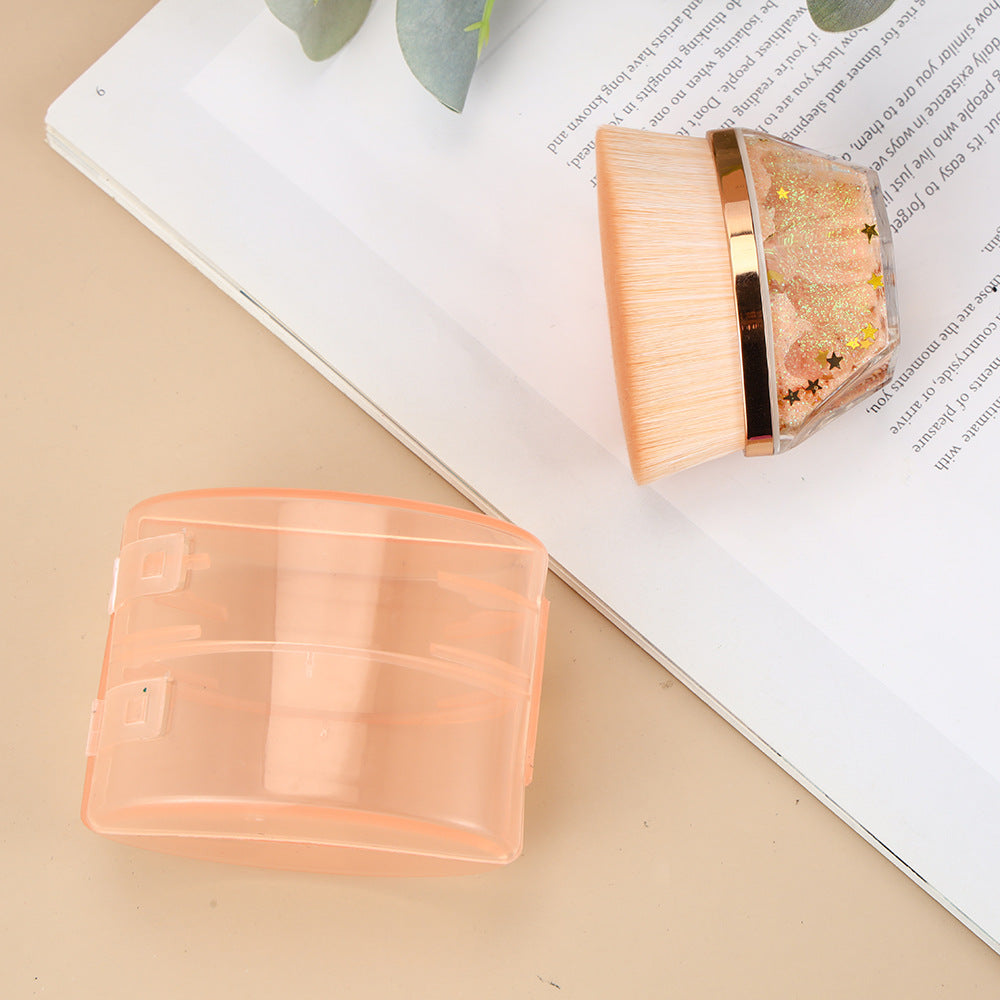 New Petal Makeup Brush With Quicksand Handle - Beuti-Ful