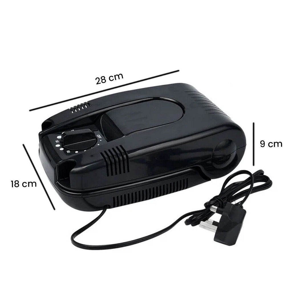Shoe Dryer Warmer Portable Odour Eliminator Damp Wet Boots Remover Black - Beuti-Ful