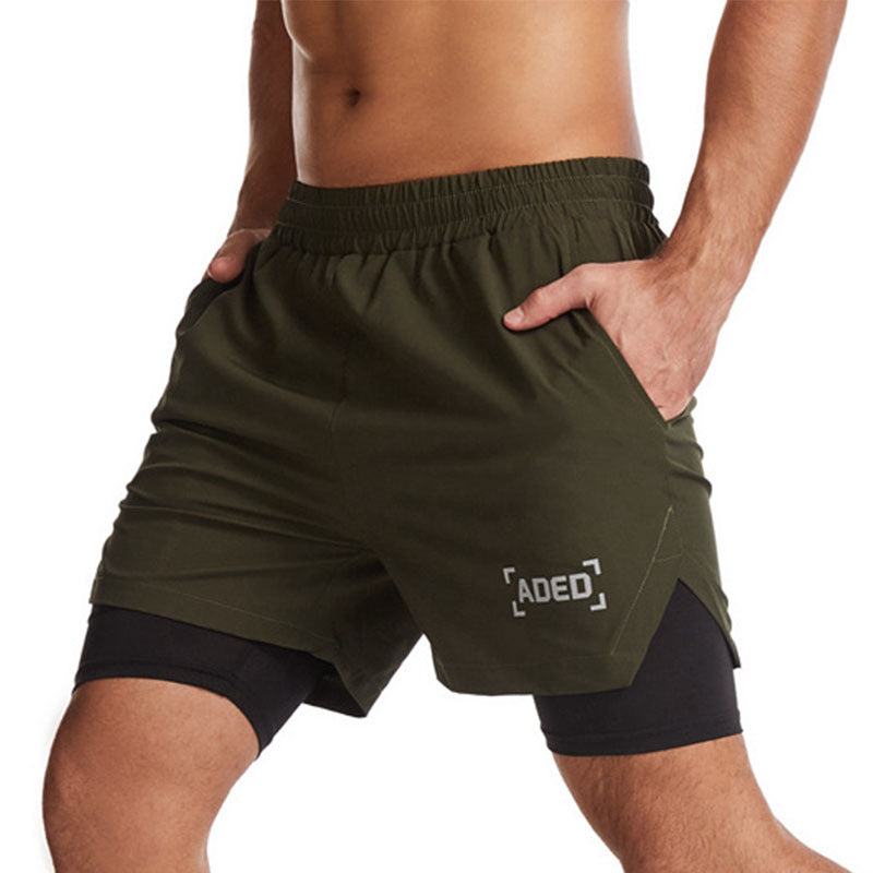 Quick-drying Woven Casual Crazy Muscle Sports Shorts - Beuti-Ful