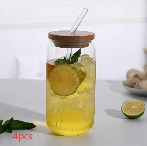 High Borosilicate Glass Cup With Lid - Beuti-Ful