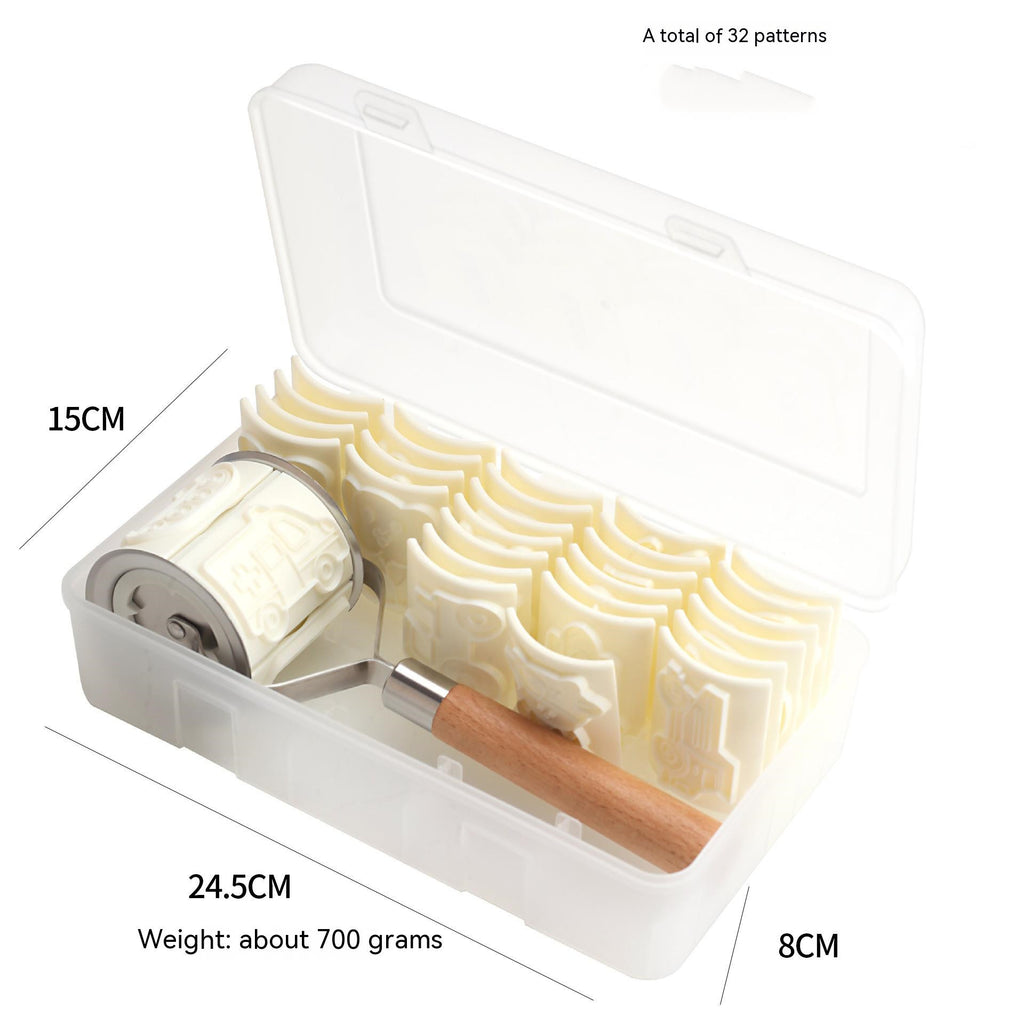 Roller Bucket Cartoon Animal Biscuit Mold Baking Kitchen Gadgets - Beuti-Ful