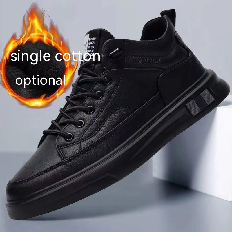 Men's Versatile Sports Fleece-lined Thickened Men's Shoes  Casual Sneakers - Beuti-Ful