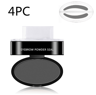 Eyebrow Powder Stamp Tint Stencil Kit Cosmetics Professional Makeup Waterproof Eye Brow Stamp Lift Eyebrow Enhancers - Beuti-Ful