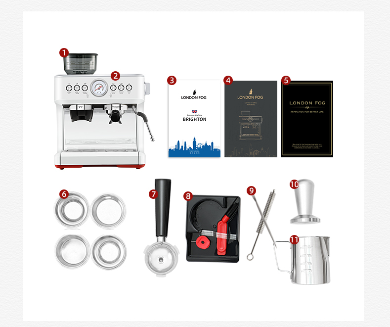 Semi-automatic Coffee Espresso Machine - Beuti-Ful