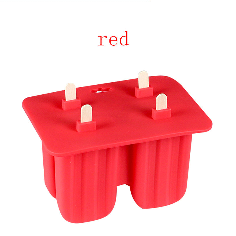 4 Popsicle Molds With Old Beijing Classic Shape Holes - Beuti-Ful