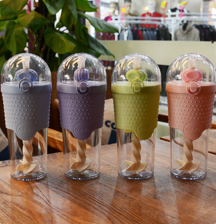 Kids Plastic Water bottles with straw BPA Free - Beuti-Ful