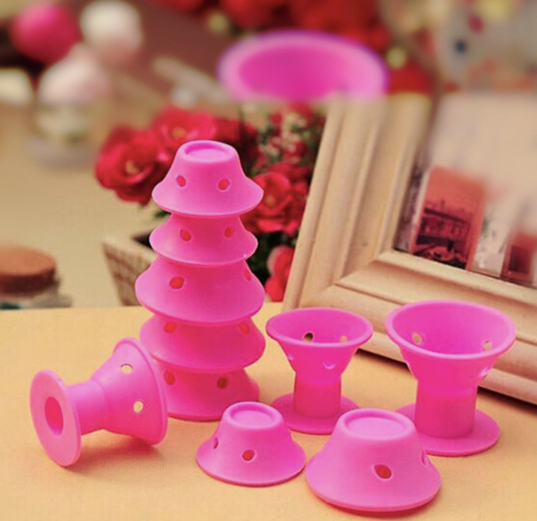 Soft Rubber Magic Hair Care Rollers Silicone Hair Curlers No Heat Hair Styling Tool - Beuti-Ful