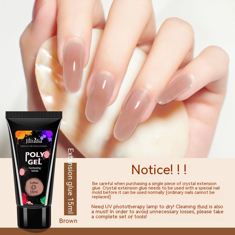 Crystal Extended Glue Nail Beauty UV - Beuti-Ful