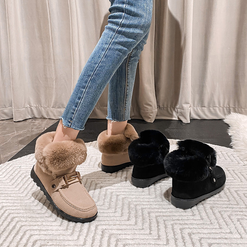 New Fleece Boots For Women Keep Warm - Beuti-Ful
