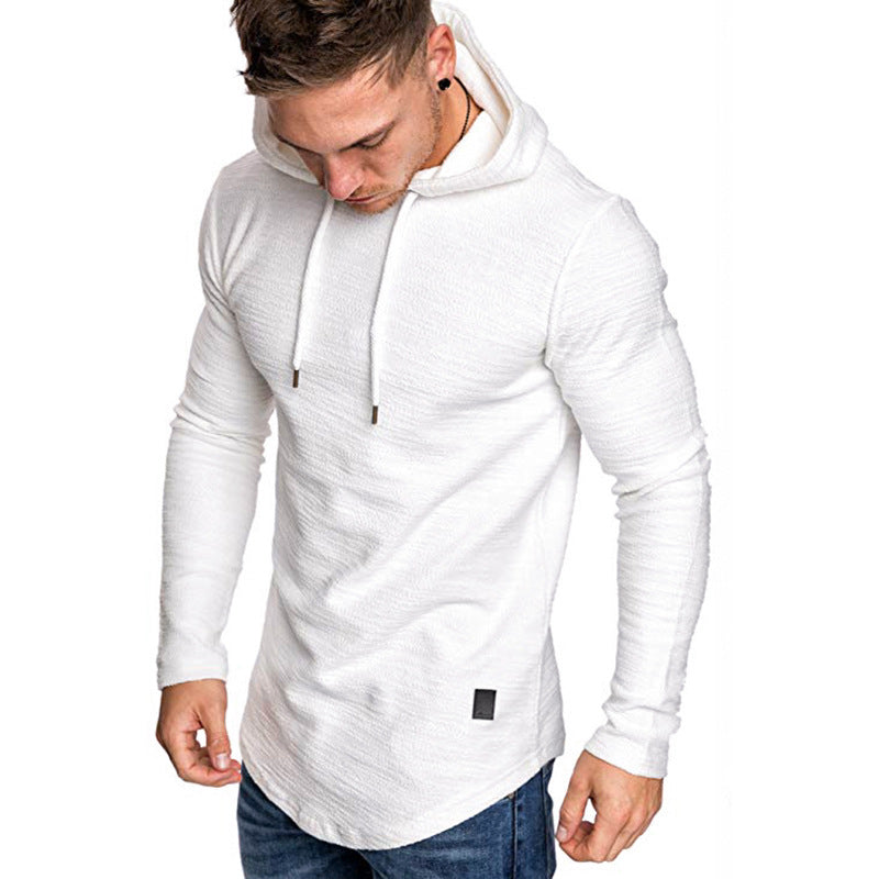 Men Hoodie Sweatshirt Casual Long Sleeve Slim  T-shit