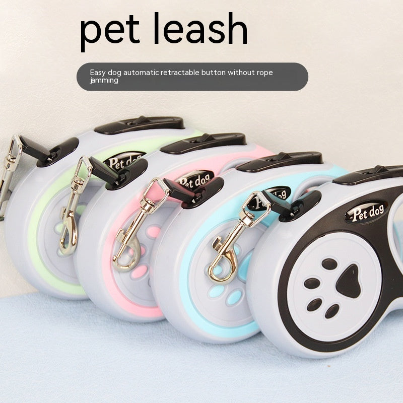 Hand Holding Rope One-click Brake For Walking The Dog Retractable Leash Hand Holding Rope - Beuti-Ful