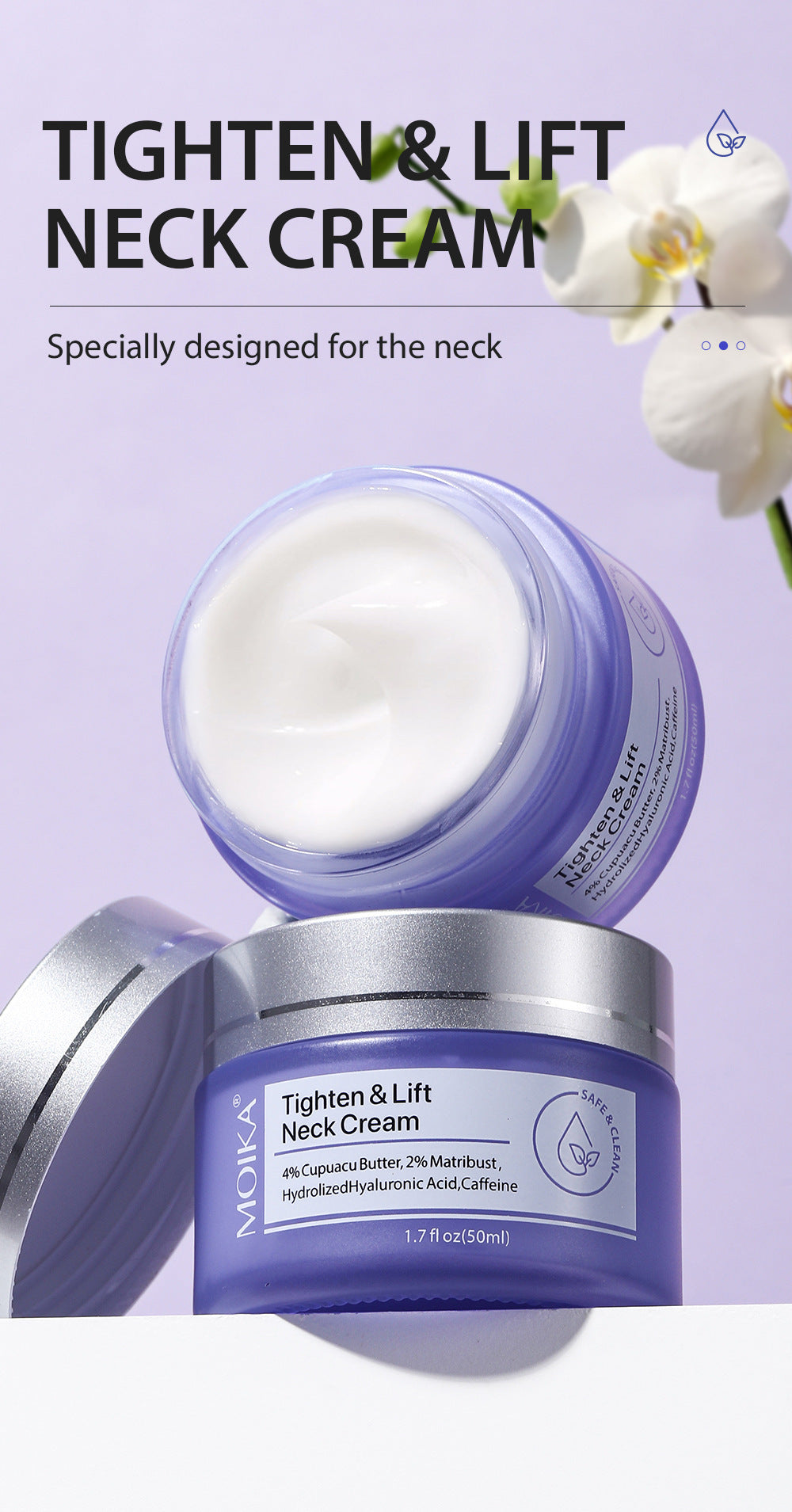Neck Wrinkle Removal Cream Tightening Firming Fade Fine Lines Anti-Aging Necklines Lifting Shaping Beauty Neck Cream - Beuti-Ful