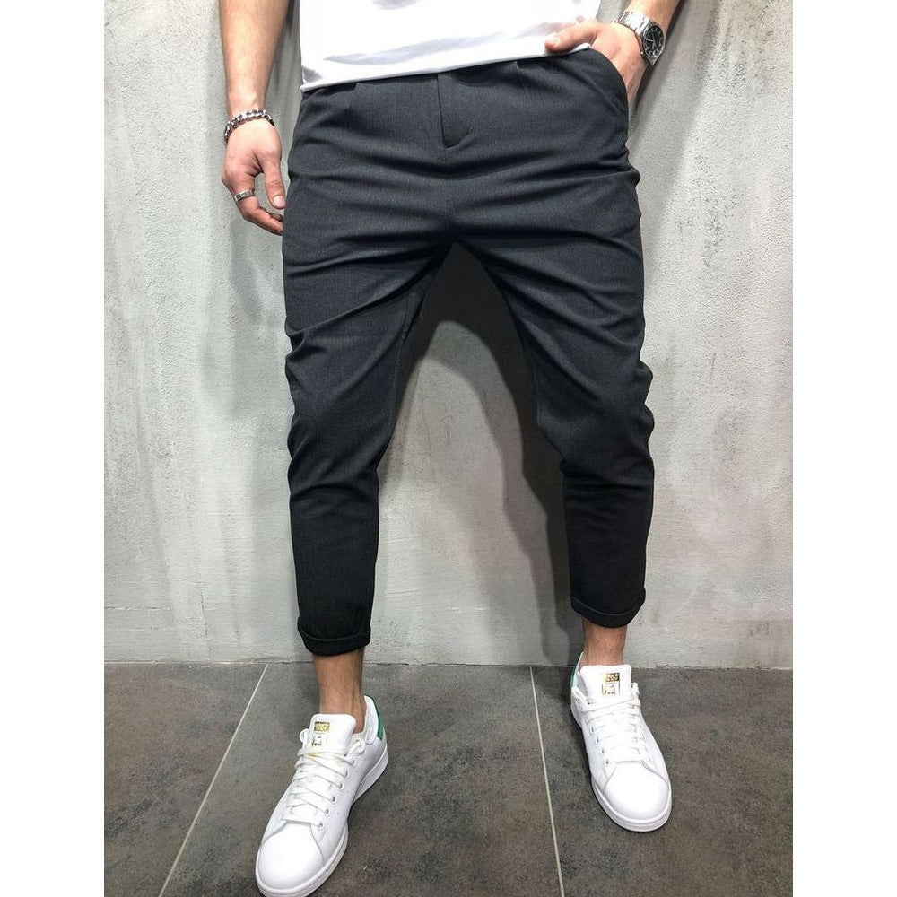 Pure Color All-Match Straight Leg Pants