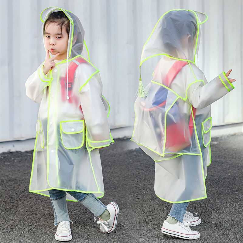 Hiking Poncho Kids Fashion Transparent Raincoat - Beuti-Ful