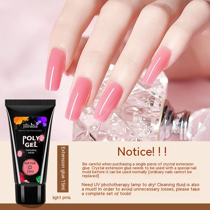 Crystal Extended Glue Nail Beauty UV - Beuti-Ful