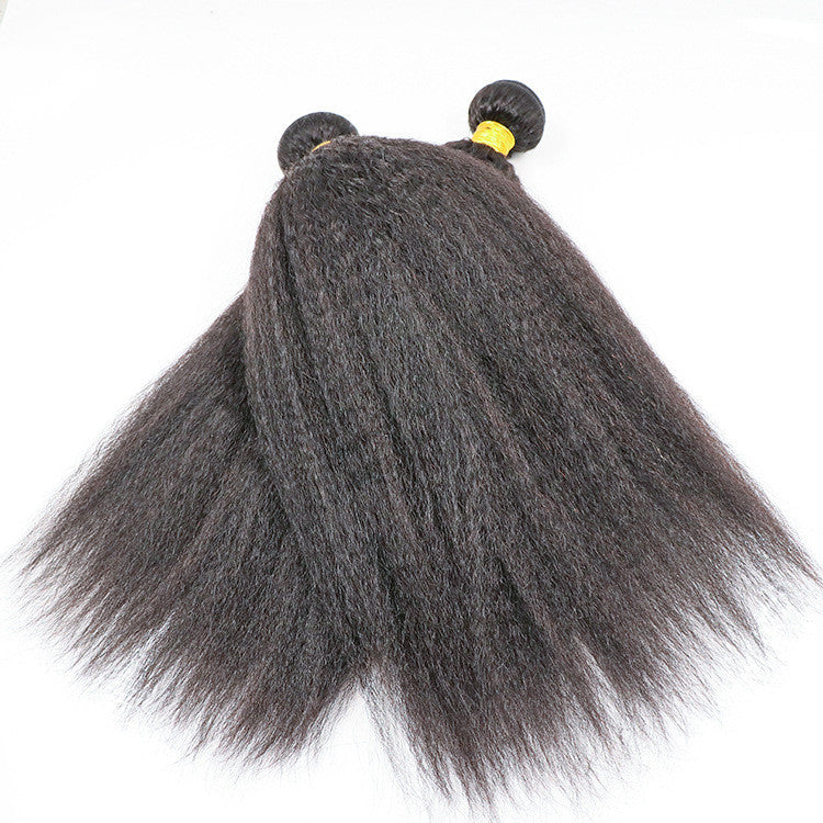 Natural Human Synthetic mix  Fiber Hair