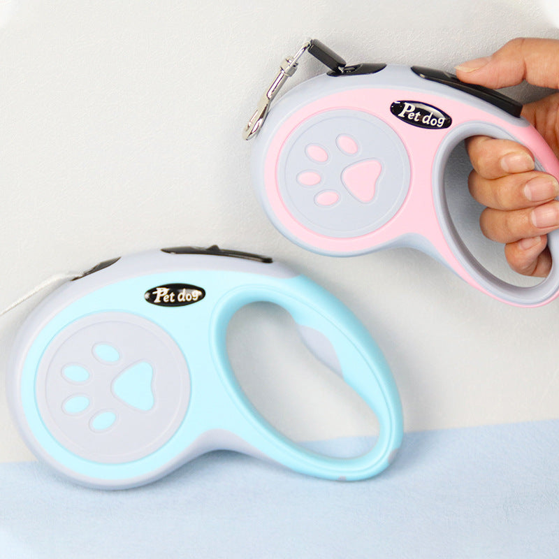 Hand Holding Rope One-click Brake For Walking The Dog Retractable Leash Hand Holding Rope - Beuti-Ful