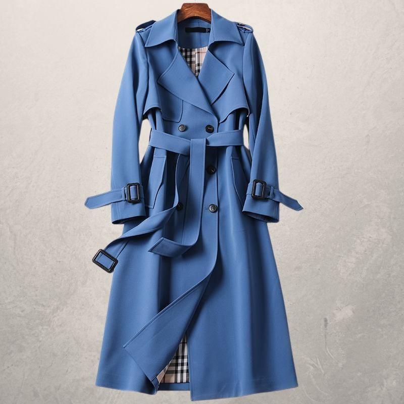 Tr Mid-length Trench Coat Autumn Long Windbreaker - Beuti-Ful