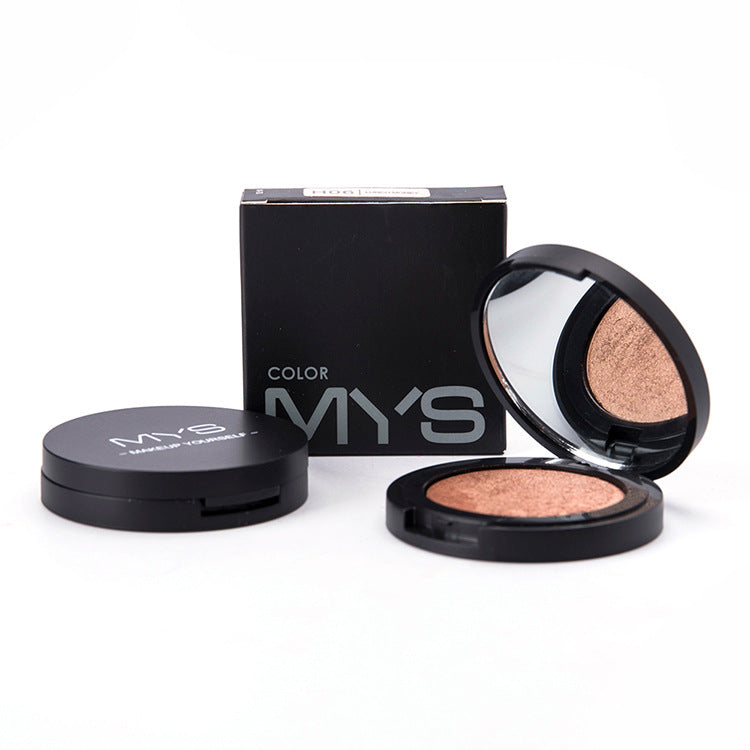 MYS Brand Face Makeup Powder 6 color Waterproof Minerals Shimmer Brightener Contour Glow Kit Bronzer Highlighter Makeup Palettes - Beuti-Ful