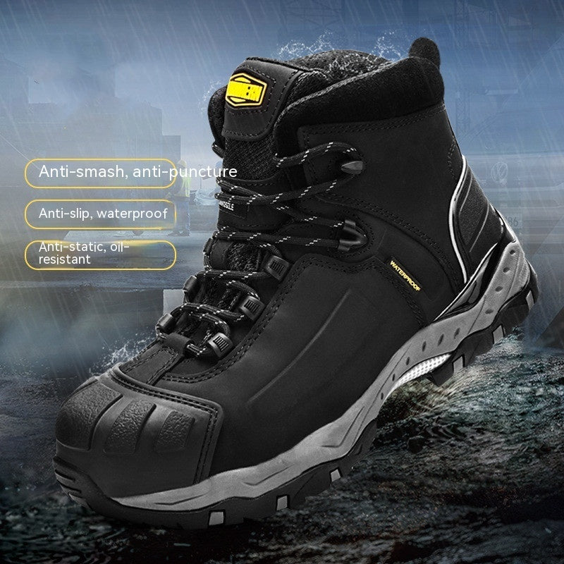 Labor Protection Shoes Men's Steel Toe Cap Anti-smashing - Beuti-Ful