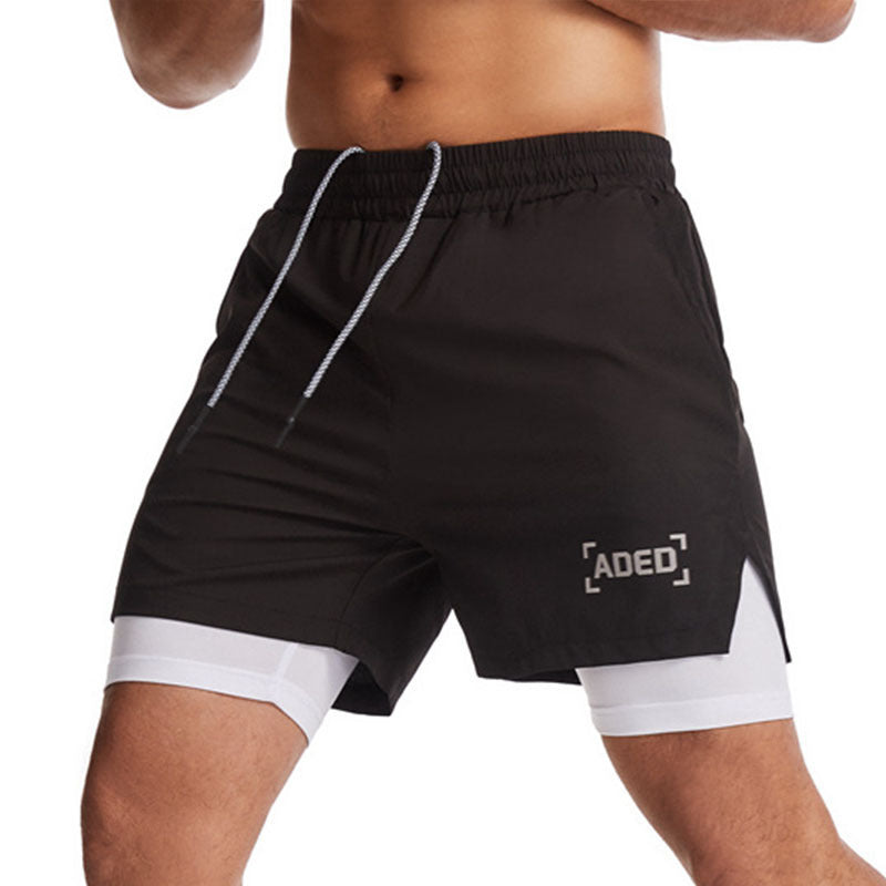 Quick-drying Woven Casual Crazy Muscle Sports Shorts - Beuti-Ful