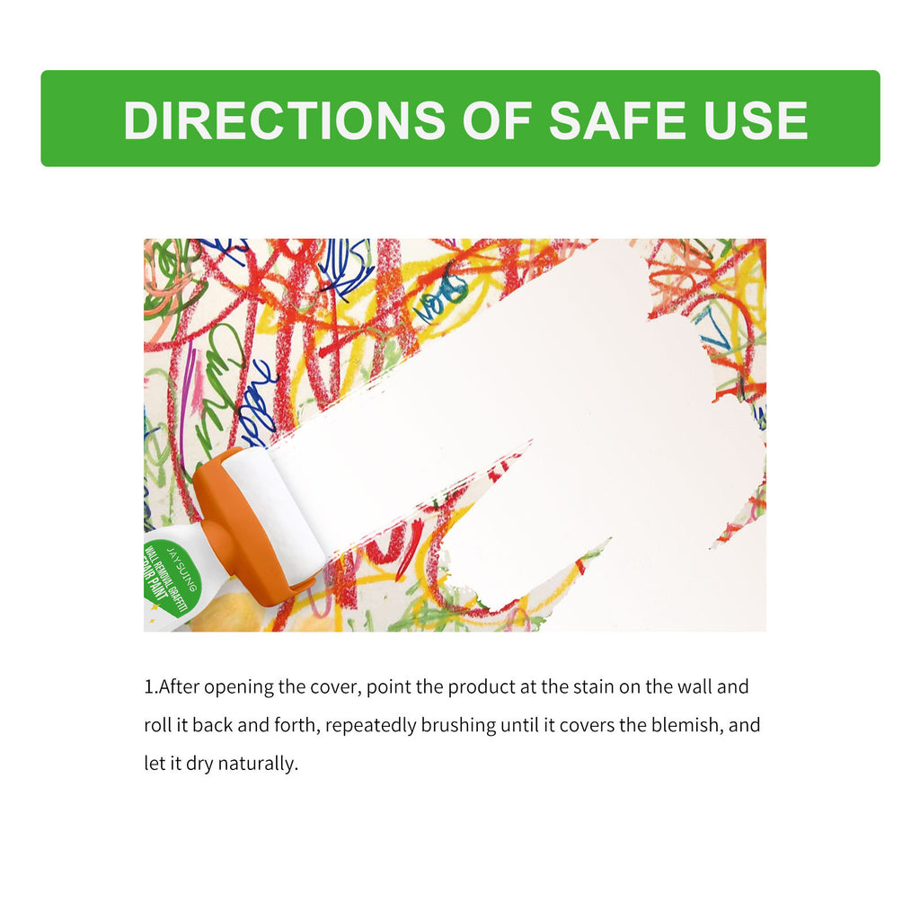 Wall Graffiti Removal And Repair Paint, Wall Graffiti Stains Cover Up Repair, Home Painting Wall Paint - Beuti-Ful