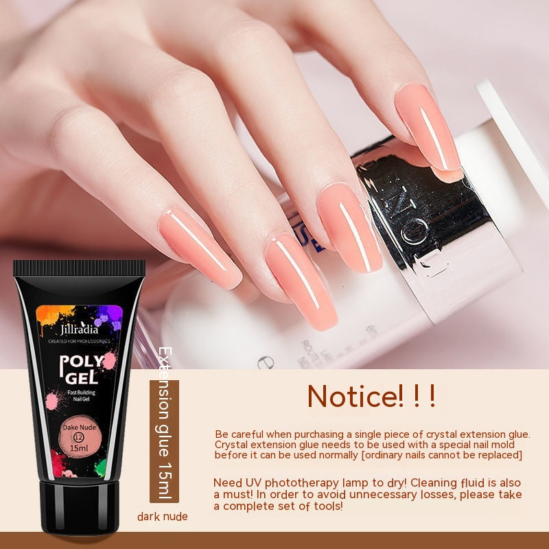Crystal Extended Glue Nail Beauty UV - Beuti-Ful