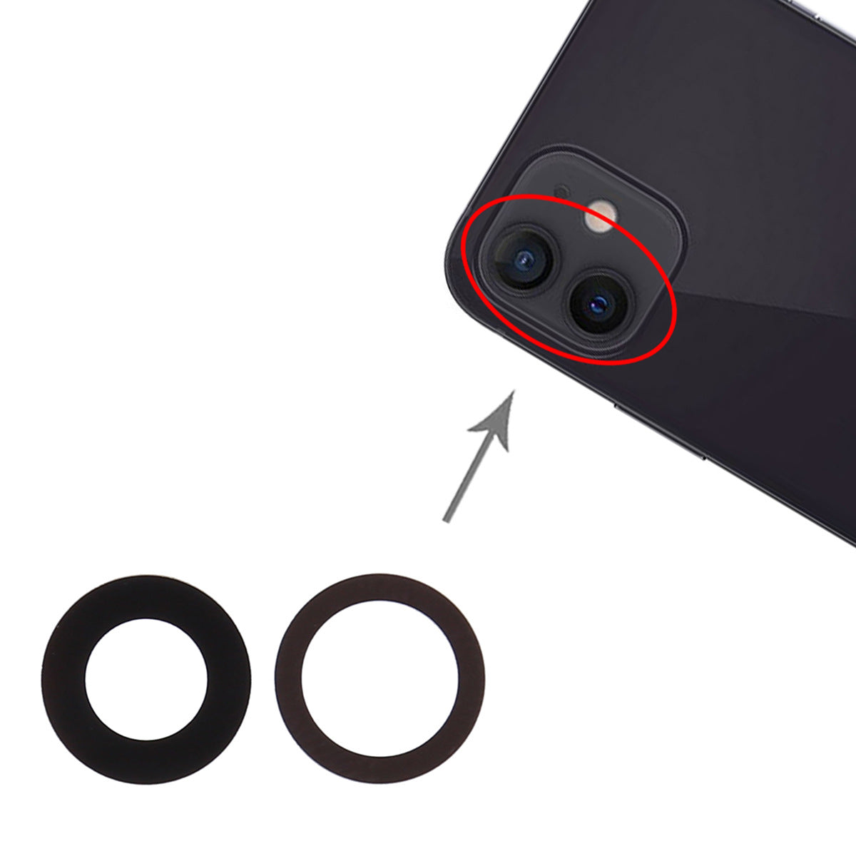 Repair Mobile Phone Rear Camera Lens