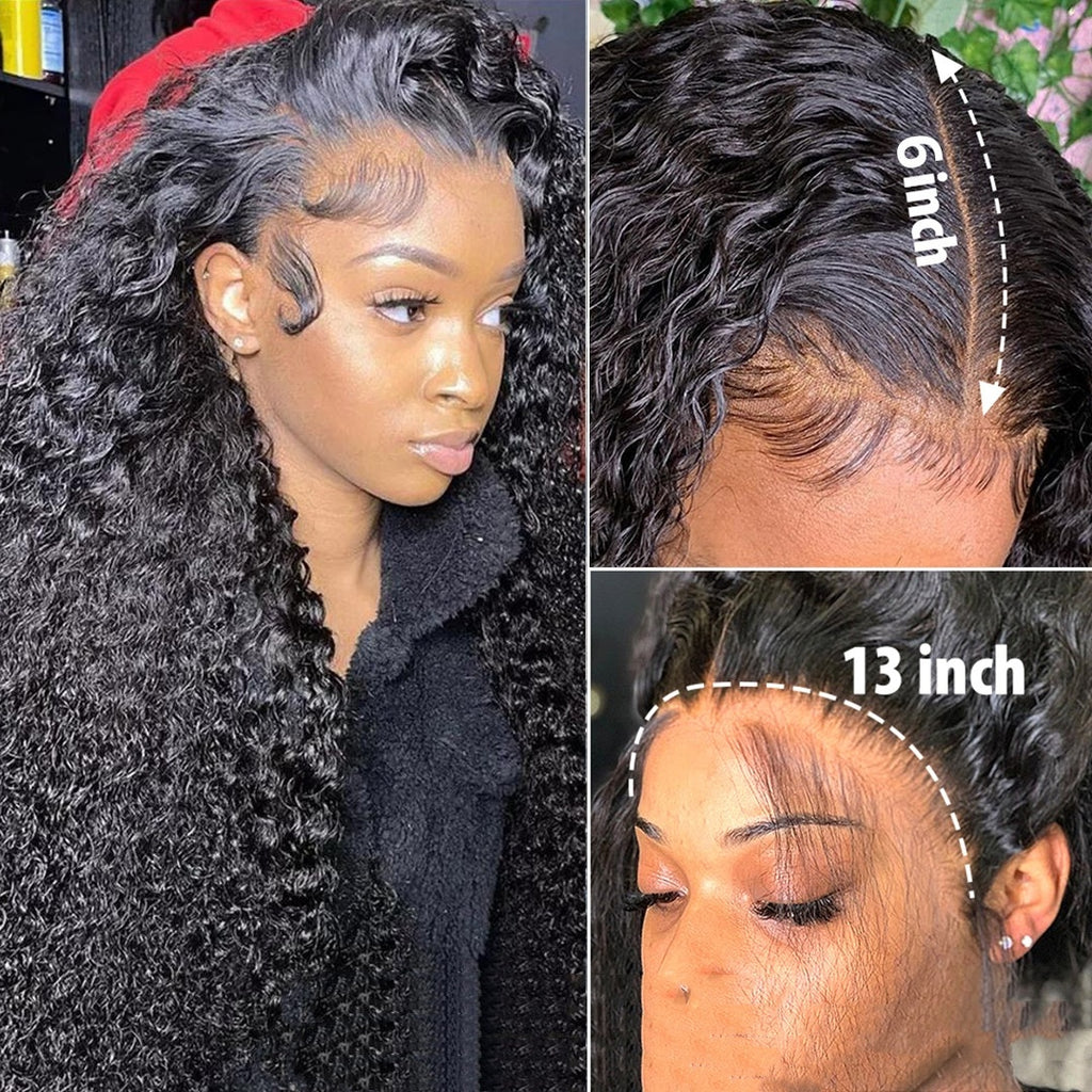 Jerry Curly Human Hair Lace Front Wig - Beuti-Ful
